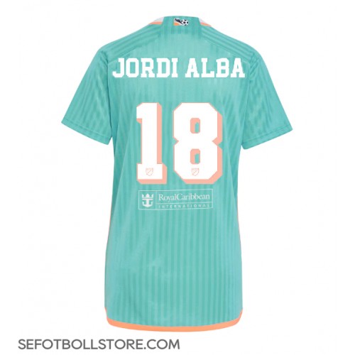 Inter Miami Jordi Alba #18 Replika Tredje Tröja Dam 2024-25 Kortärmad